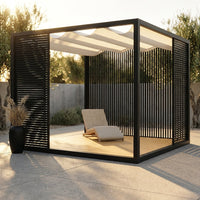 NoirVerge Aperture Pergola — Studio Shot