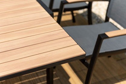 Panama Dark 9-Piece Extendable Outdoor Dining Set