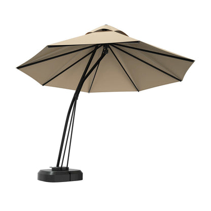 11' Cantilever Patio Umbrella with Wheeled Base