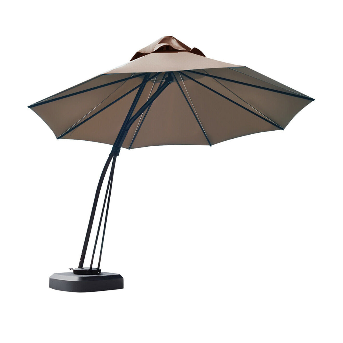 11' Cantilever Patio Umbrella with Wheeled Base